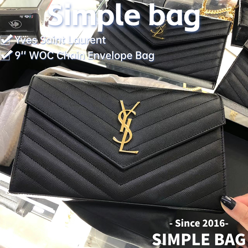 Yves Saint Laurent💥YSL 9'' WOC Chain Envelope Bag