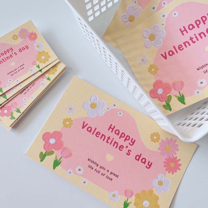 •𝒟𝒶𝓃𝑔𝑜• การ์ดอวยพร valentine's day การ์ดขอบคุณลูดค้าวันวาเลนไทน์