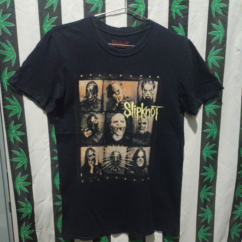 เสื้อยืดมือสอง ต่างประเทศ เสื้อวงดนตรีเฮฟวีเมทัล Slipknot 2020 งานลิขสิทธิ์แท้จาก UK Size M.อก19.5/ย