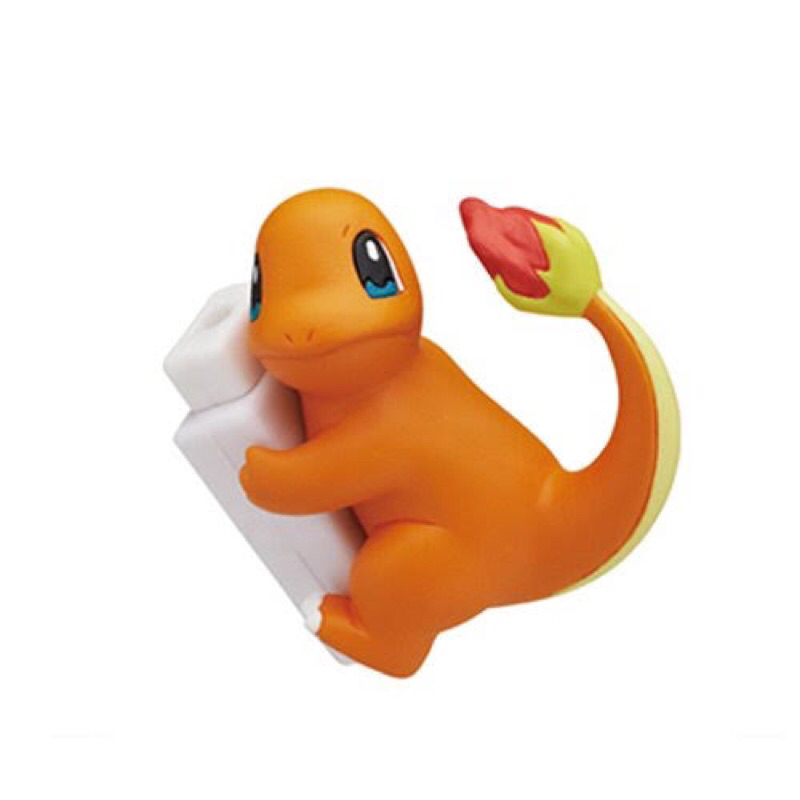 Pokemon Gacha Gyutto Dakitsuki Cable Cover Charmander Mini Figure Cord Keeper