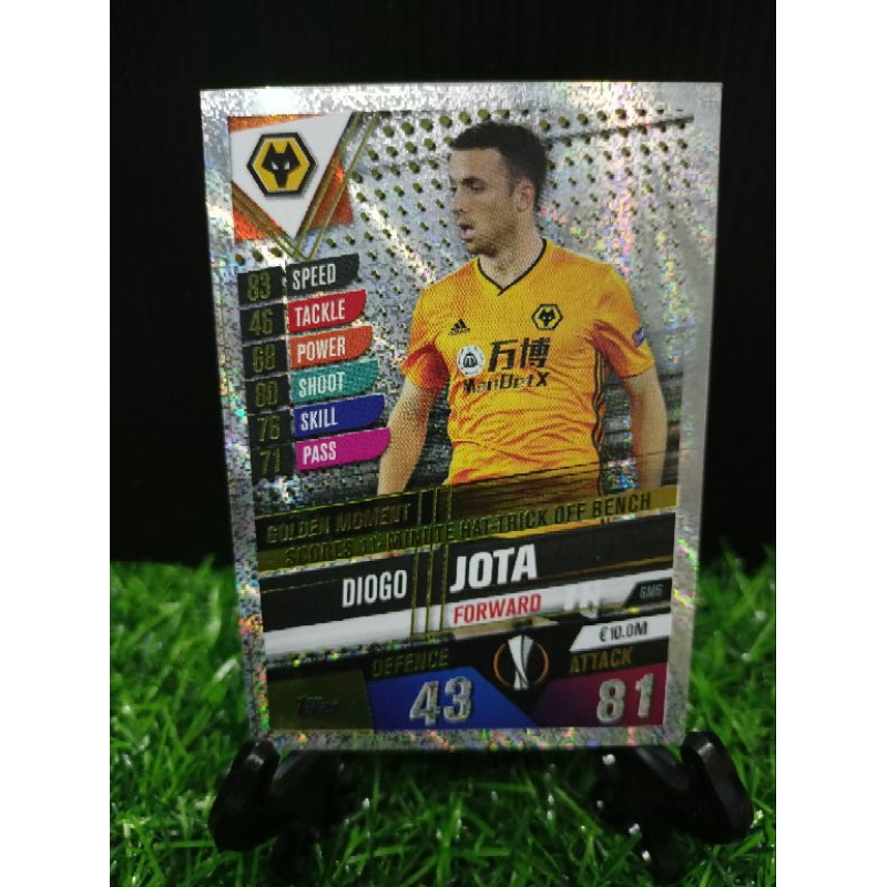 2019-20 Topps UCL Match Attax 101 Golden Moment Diogo Jota
