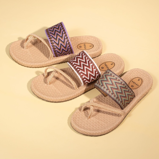 Vpada_sandals_VP-F62 Fashion Collection รองเท้าแตะชายหาดแบน รองเท้าแตะแฟชั่น