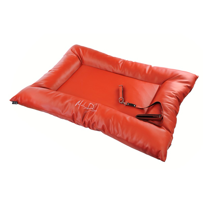 Mahdum ที่นอนสุนัข แมว สัตว์เลี้ยง หนังเทียม rectangular red collection