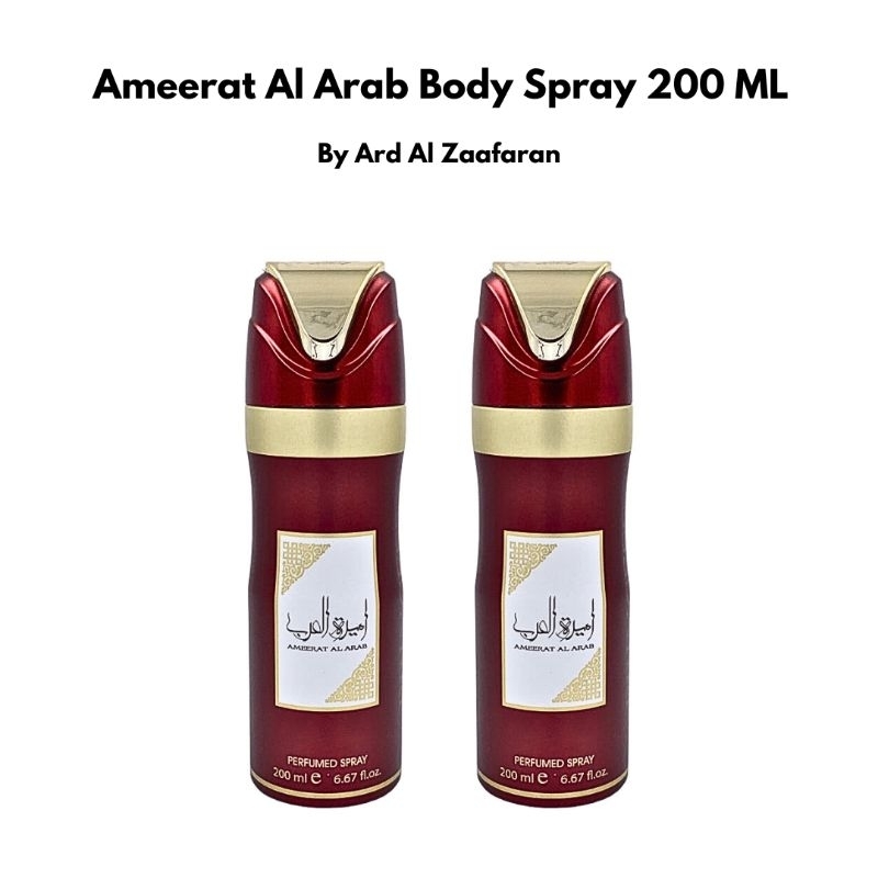 น้ำหอมสเปรย์นำเข้าจากดูไบฯ | Ameerat Al Arab Body Spray 200ml By Ard Al Zaafaran