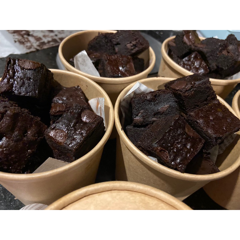 Dark fudge brownie^_^