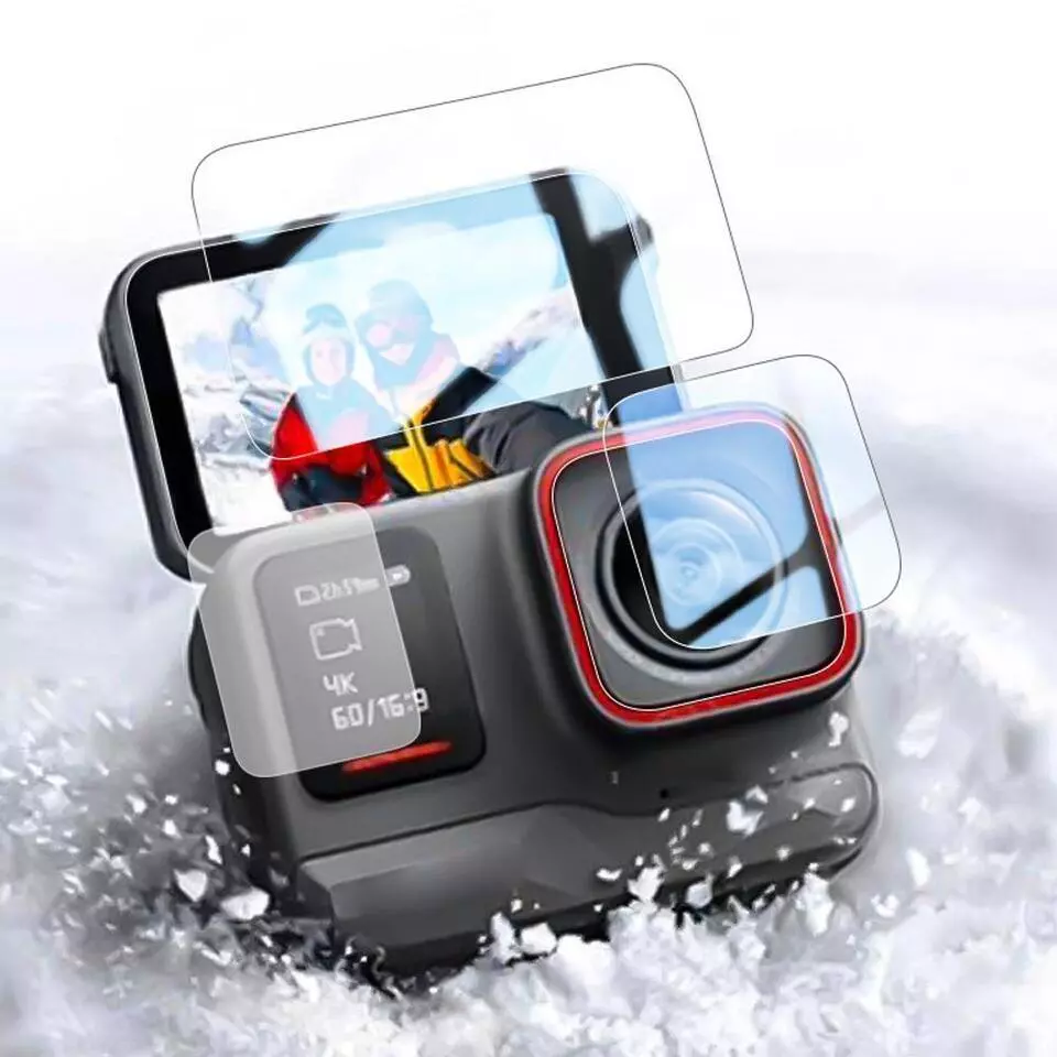 ฟิล์มกระจก Insta360 Ace Pro 2 รุ่นใหม่ ติดง่าย  Tempered Protective Glass Film for Insta360 Ace Pro thumbnail 5