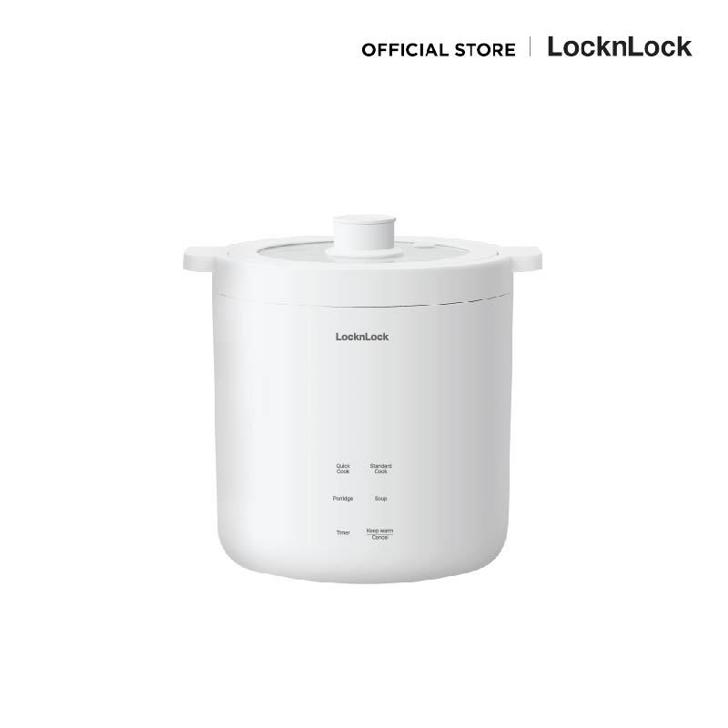 LocknLock หม้อหุงข้าวอเนกประสงค์ขนาดเล็ก Mini Electric Cooker ความจุ 0.6 L. รุ่น EJR314IVY