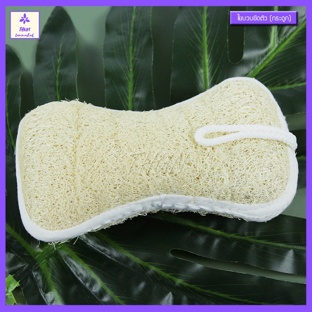 [1 อัน / รุ่น กระดูก] ใยบวบขัดตัว ใช้อาบน้ำ ขัดตัว Loofah Sponge