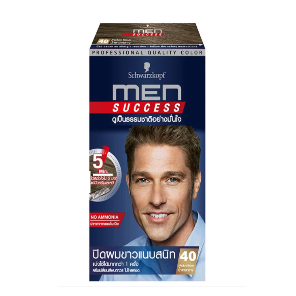 SCHWARZKOPF-Men Success/Dark Brown 60/40ML x6