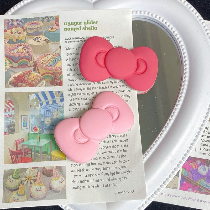 พร้อมส่ง🎀 กิ๊บโบว์น่ารัก ติดผม สไตล์ญี่ปุ่น เครื่องประดับ ราคา/ชิ้น - รูปที่ 5