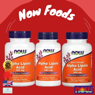 พร้อมส่ง NOW Foods Alpha Lipoic Acid Extra Strength 100 mg /…