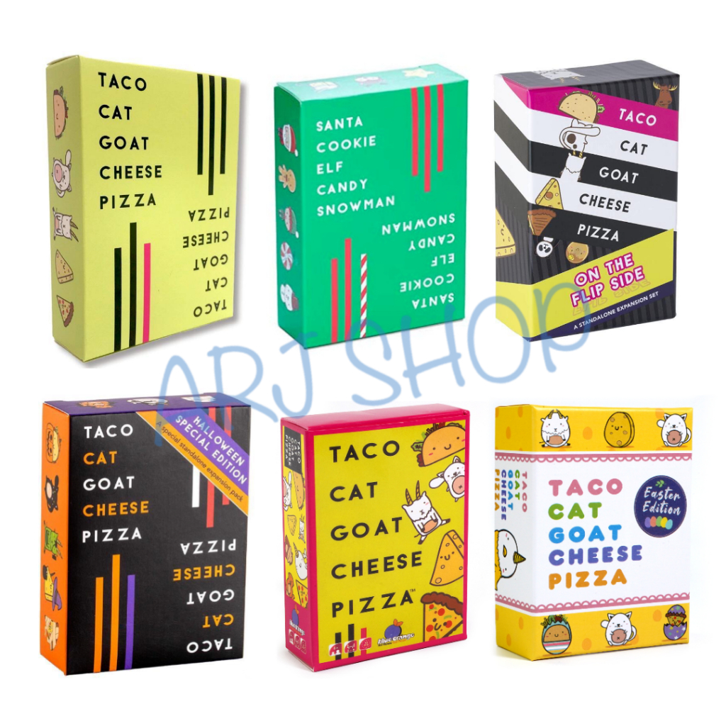 Taco Cat Goat Cheese Pizza / Santa Cookie Elf Candy Snowman Christmas / Halloween / Easter egg Board