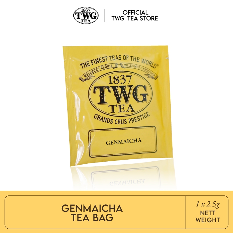 TWG Tea Genmaicha, 2.5g ชาทีดับบลิวจีขนาด2.5กรัมต่อซอง