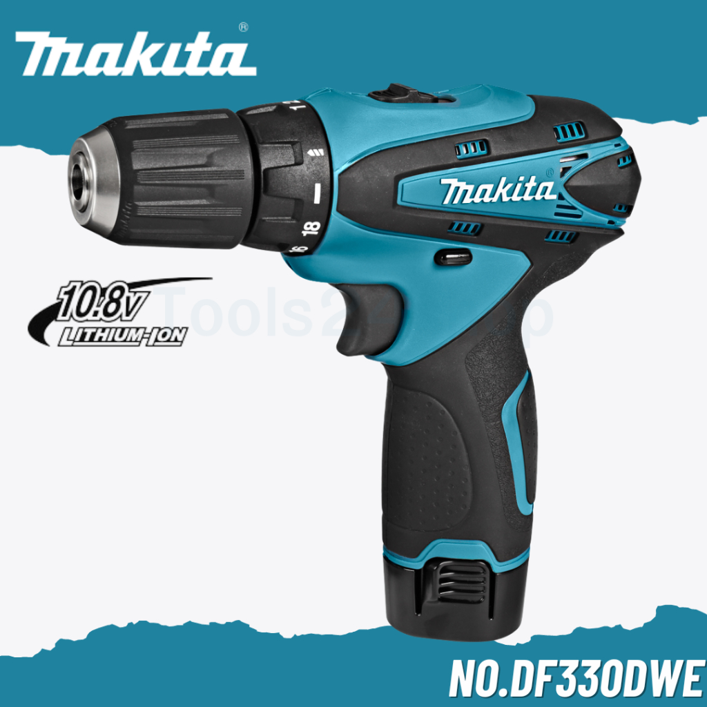 MAKITA สว่านไขควงไร้สาย 10.8V ขนาด 3/8" No.DF330DWE