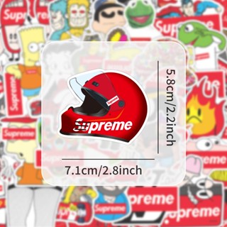 พร้อมส่ง!!!Sticker waterproof ชุดเซ็ตสติ๊กเกอร์ Supreme 50ชิ…