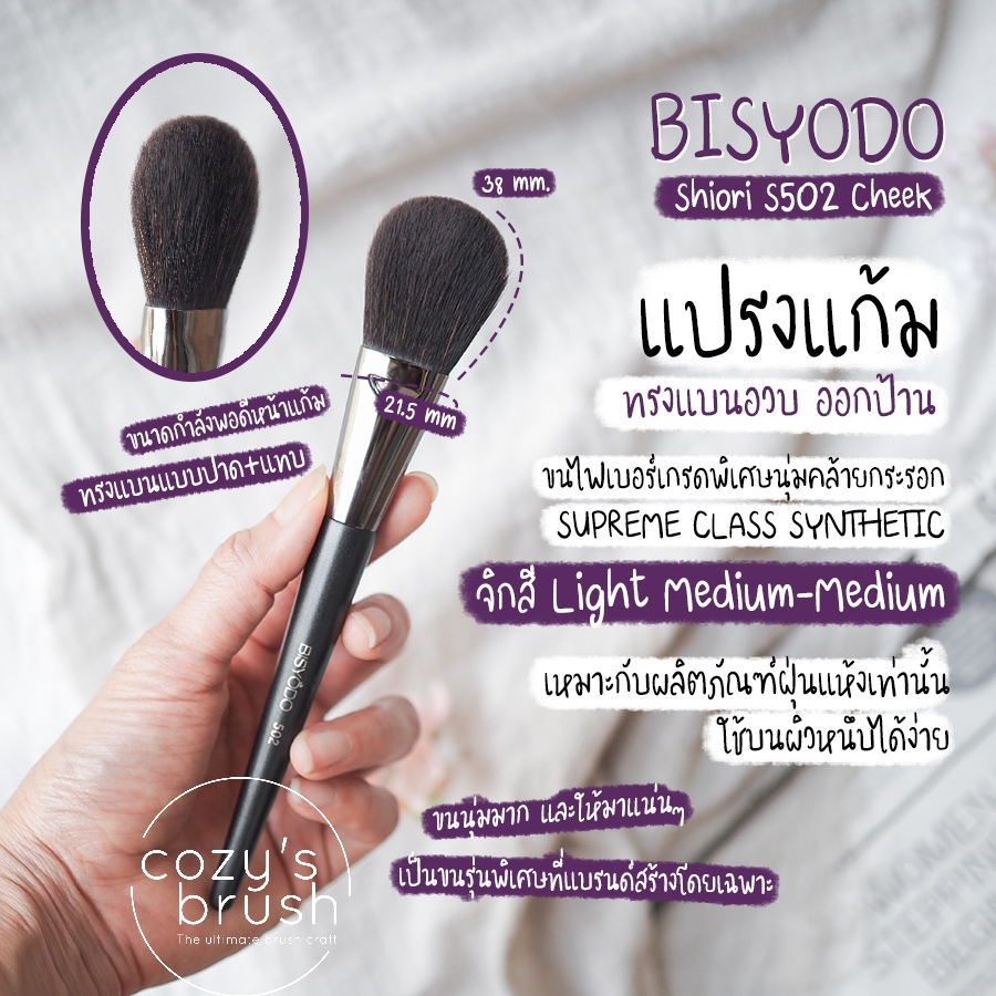 [Fiber] BISYODO - SHIORI S502 Cheek Brush