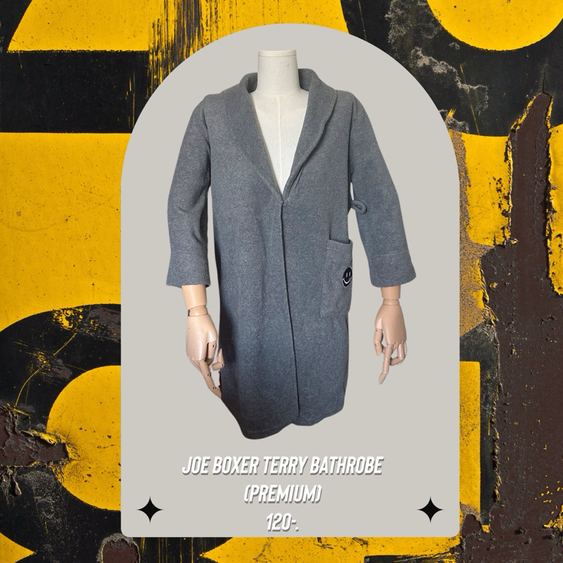 JOE BOXER BATHROBE (PREMIUM) ชุดคลุมอาบน้ำ แบรนด์ JOE BOXER