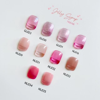 ยาทาเล็บสีสุขภาพดี 💗 เนื้อเจลลี่ ไซรัป สีเจลไม่ต้องอบ ✨ ขนาด 7 ML.