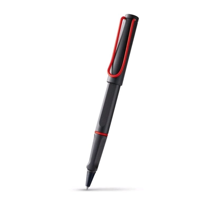 Lamy Safari Umbra Red Clip Rollerball ปากกาโรลเลอร์บอลสีดำคลิปแดง