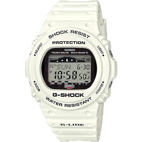 [Casio] นาฬิกา G-Shock [ของแท้ในประเทศ] G-LIDE Radio Solar GWX-5700CS-7JF Men's สีขาว