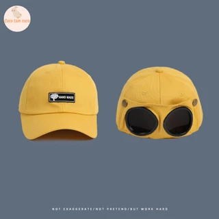 cocotamcoco หมวก หมวกแก๊ปcapมีแว่นตา สุดชิคและคลาสสิค แว่นตาหมวกเบสบอล