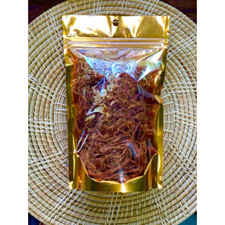 หมูฝอยนุ่ม ถุงซิปล็อคสีทอง น้ำหนัก 100 กรัม