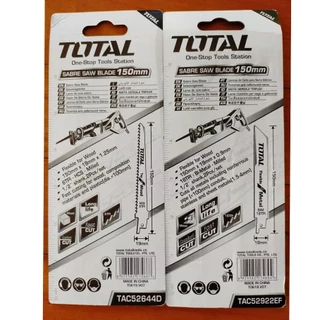 Total ใบเลื่อยชัก ตัดเหล็ก / ตัดไม้ ( สำหรับเลื่อยชัก ) รุ่น TAC52922EF / TAC52644D ใบเลื่อย ใบเลื่อยไม้ ใบเลื่อยเหล็ก