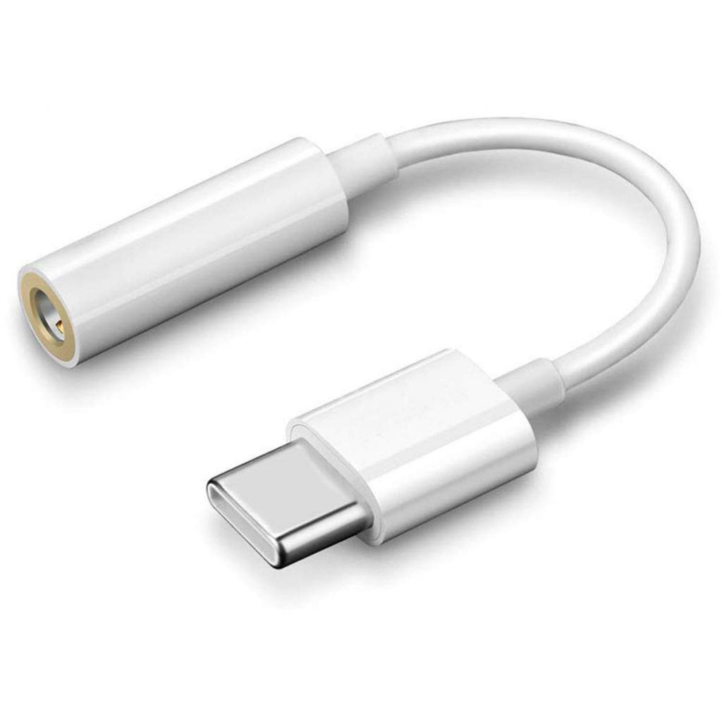 สายแปลงหูฟัง Adapter Headset Jack USB-C  to 3.5mm Headphone สายแปลงหูฟัง 3.5 ใช้กับ TypeC (JH-10)