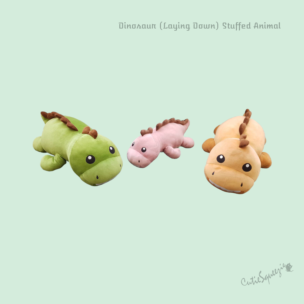 ตุ๊กตาไดโนเสาร์ (ท่าหมอบ) Dinosaur (Laying Down) Stuffed Animal