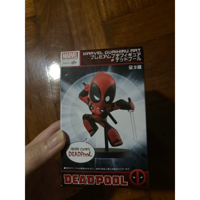 (แท้มือ1) MARVEL GURIHIRU ART premium Petit figure DEADPOOL : dead pool  (SEGA)