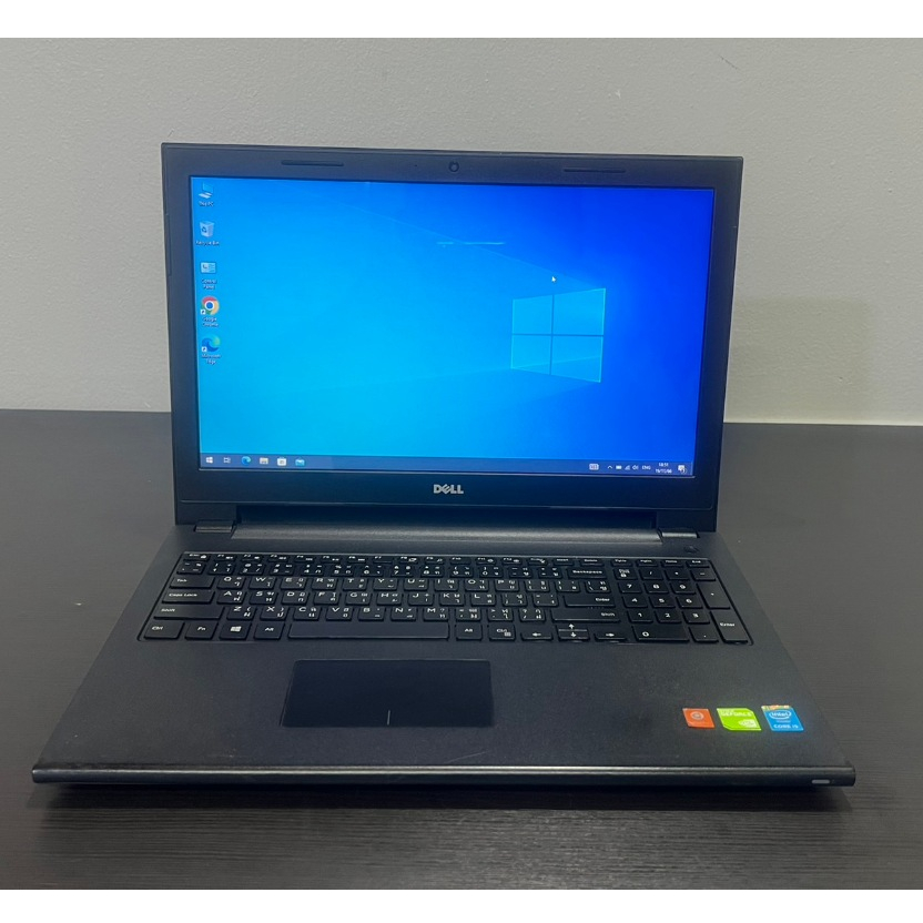 โน๊ตบุ๊คมือสอง Dell Inspiron 15 3542 Core I5 มีการ์ดจอแยก 2gb แรม 8gb ssd 120gb+hhd 500gb เกม ตัดต่อ