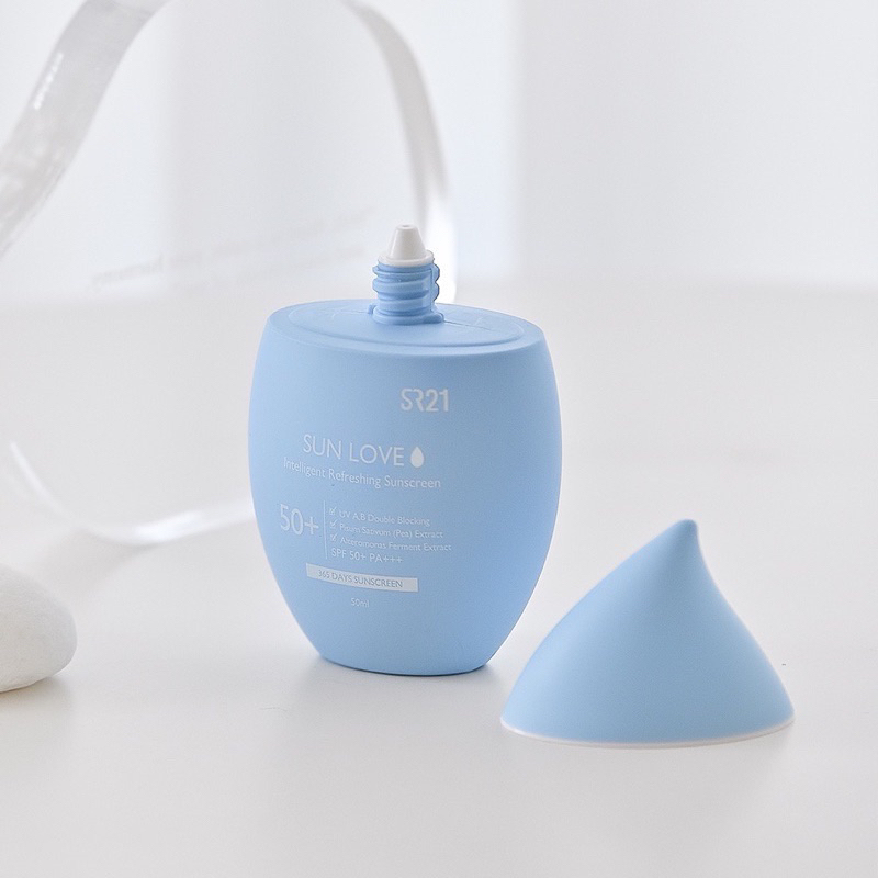 แท้💯 SR21 กันแดดโทนอัพผิว Sun Love Intelligent Refreshing Sunscreen SPF50+ PA+++ 50ml กันแดดหยดน้ำ