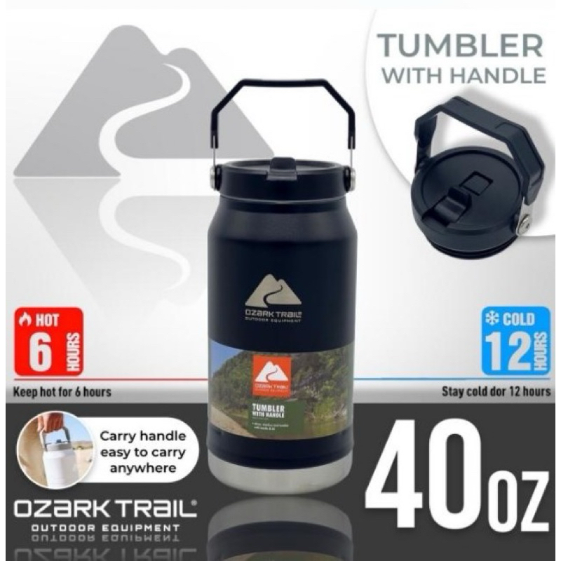 กระบอกน้ำ แทงค์ โอชาคเทล สแตนเลส เก็บความเย็น เก็บความร้อน Tank cylinder Ozark trail 40oz