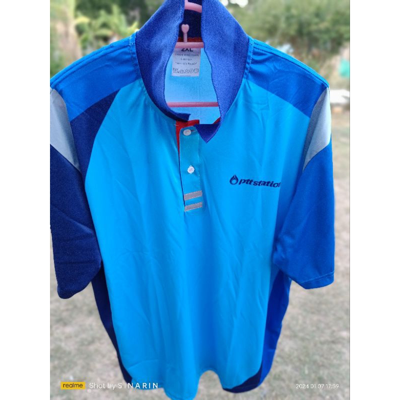 เสื้อแคชเชียร์ ปตท.ของแท้..รุ่นล่าสุด"XL"