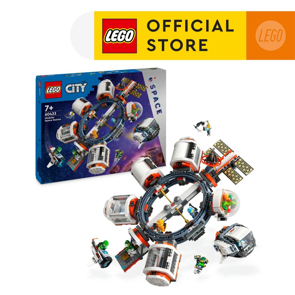 LEGO City 60433 Modular Space Station Building Toy (1097 Pieces)