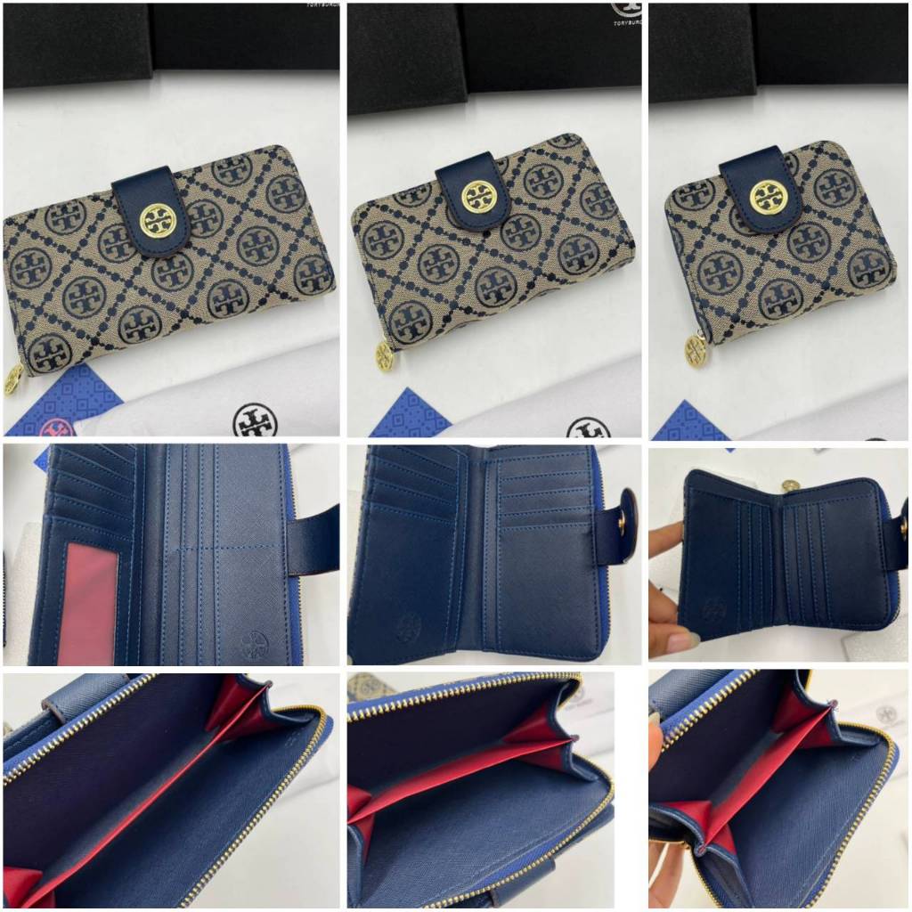 กระเป๋าตังค์ผู้หญิง โทรี่ รุ่นทูอินวัน สินค้าพร้อมส่ง พร้อมกล่องถุงผ้าการ์ด
