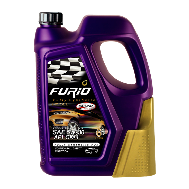 บางจากฟิวริโอ FURIO FULLY SYNTHETIC DIESEL 5W-30(6 ลิตร ฟรี1 ลิตร)น้ำมันเครื่องสังเคราะห์100% สำหรับ