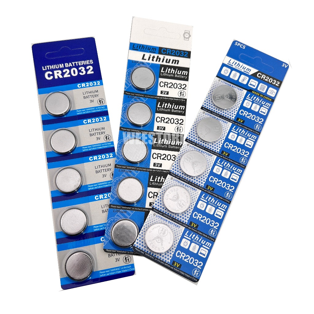 ถ่านกระดุม cr2032 Lithium Battery แบบบรรจุ ราคาถูก