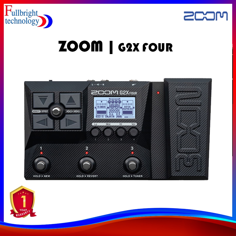 เอฟเฟคกีตาร์ ZOOM G2X FOUR MULTI EFFECTS PEDAL (ประกันจากศูนย์ 1 ปี)