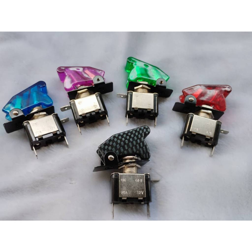 สวิทช์เครื่องบิน สวิทช์2ทาง สวิทช์รถยนต์ ทนกระแสสูง 12V.20A. ราคาต่อ1ชิ้น