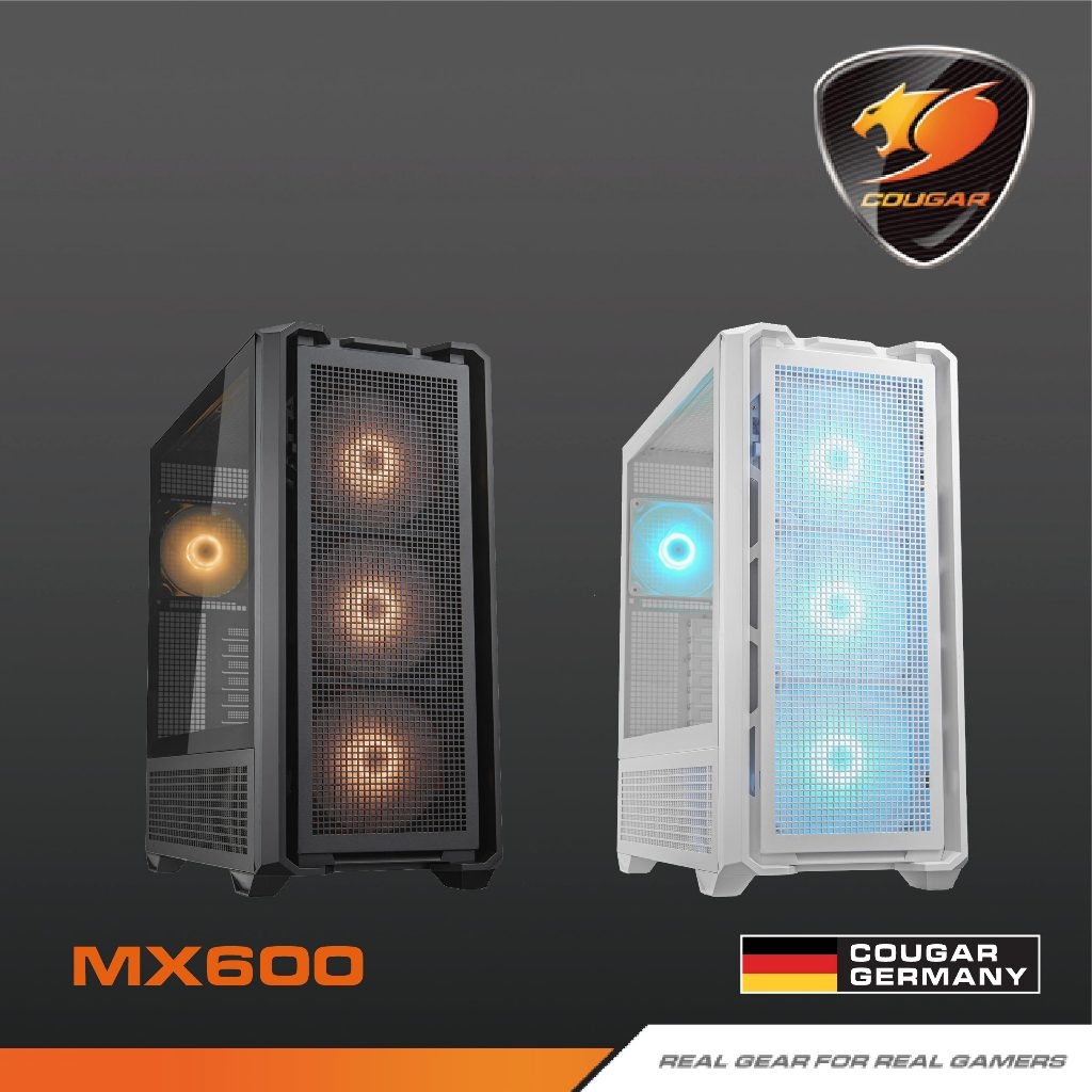 COUGAR MX600 RGB : E-ATX CASE เคสคอม ประกัน 1 ปี
