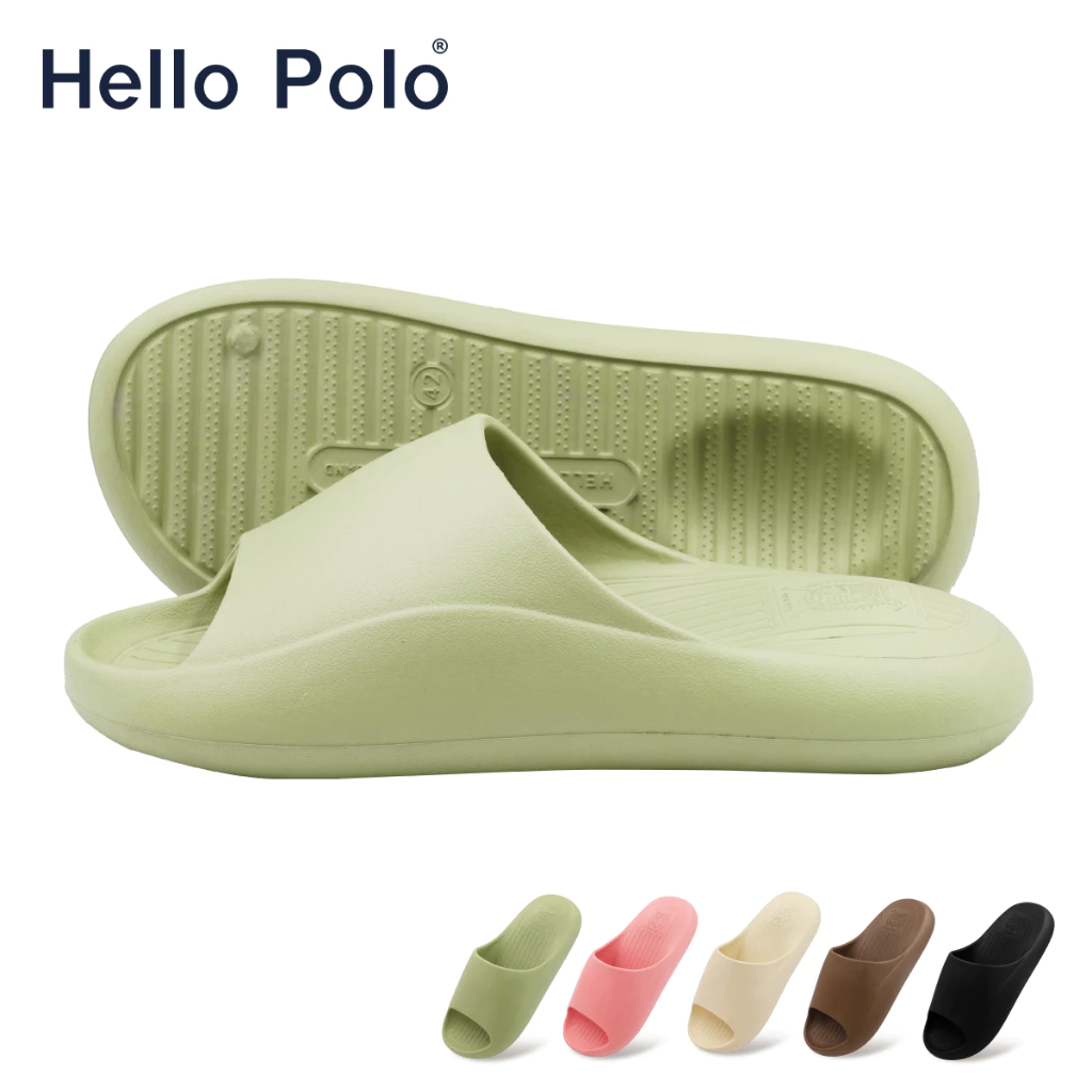 Hello Polo รองเท้าแตะแบบสวม อุ้งเท้าแมว รองเท้าสุขภาพ ผู้หญิง พื้นนุ่ม EVA เหมาะกับทุกฤดู HP8004