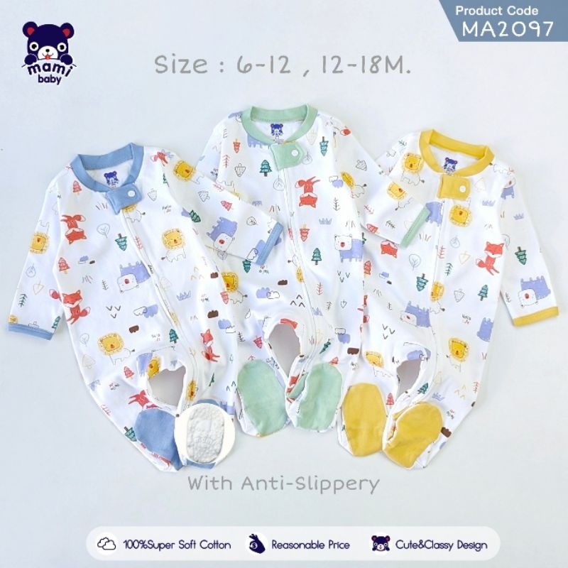 Sleepsuit ชุดนอนเด็ก size 6-12 เดือน (4-8 โล) ผลิตในไทย