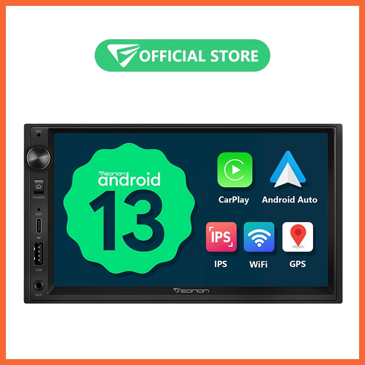 Eonon Android 13 รุ่นล่าสุด หน้าจอ Android 7 นิ้ว Apple CarPlay และ Android Auto Android Car Screen 