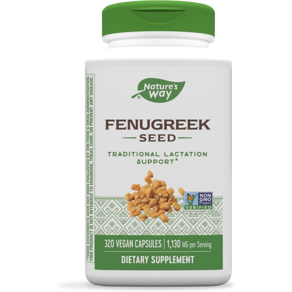 Nature's Way Fenugreek Seed 1130 mg 320 Vegetarian Capsules