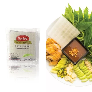 ซันลี แผ่นแป้งเวียดนาม แผ่นเล็ก 80 กรัม Vietnamese Rice Paper (Small) (Sunlee Brand) 80 g 3 ชิ้น