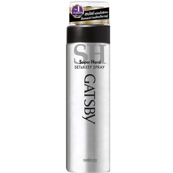 GATSBY แกสบี้ Set&Keep สเปรย์ ซุปเปอร์ ฮาร์ด180 กรัม