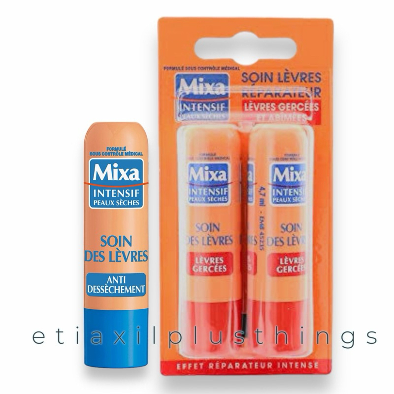 Mixa FRANCE Lip Care Lip Balm ลิปสติกบำรุง ปกป้อง ป้องกันริมฝีปากแห้ง แตก ขาดการบำรุง