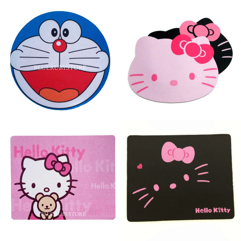 พร้อมส่ง💕 แผ่นรองเม้าส์ ลายการ์ตูน ที่รองเม้าส์ Mouse Pad | Bluerubystore