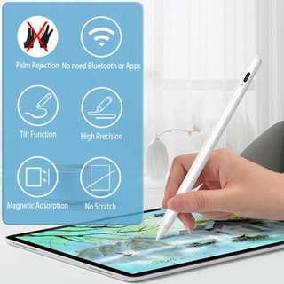 ปากกาทัชสกรีน ปากกาสไตลัส สําหรับ Pro11 Pro12.9 Stylus pen for Air4/Air5 6/7/8/9/10th Gen Mini6